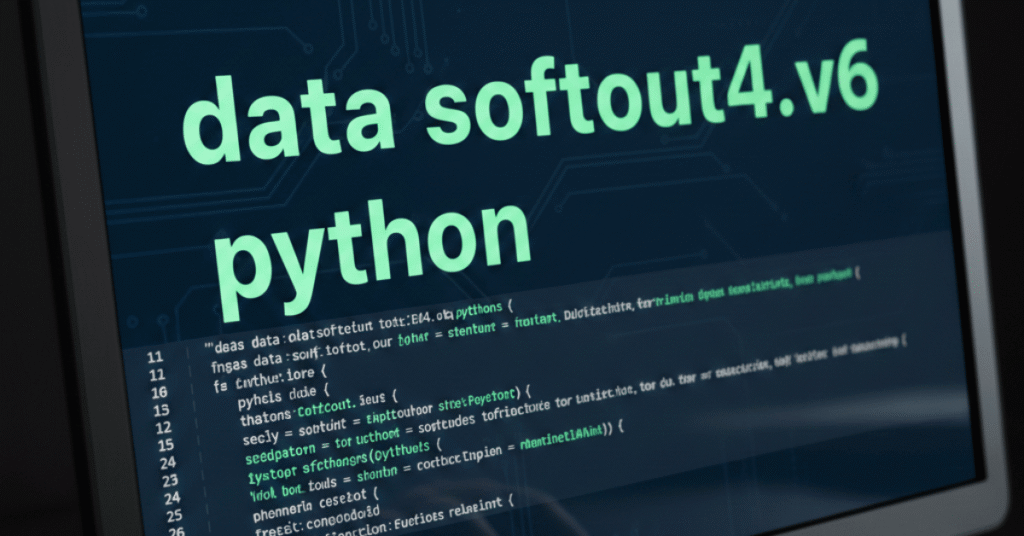Data softout4.v6 Python Errors: A Complete Guide