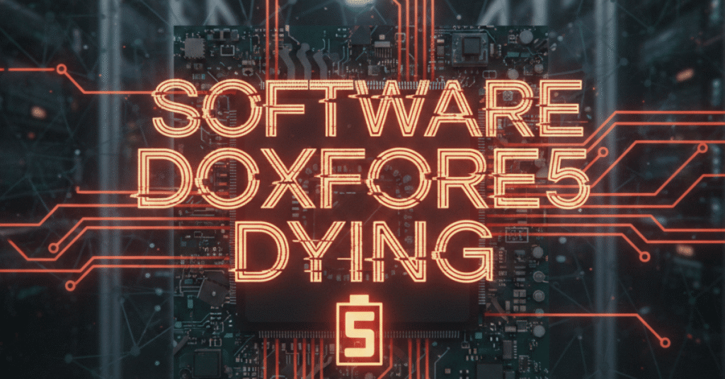 Sofware Doxfore5 Dying: Why Users Should Care