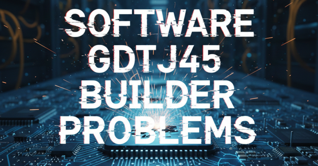 Software GDTJ45 Builder Problems: Causes, Fixes & Expert Tips