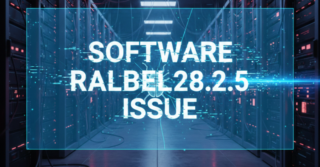 Software Ralbel28.2.5 Issue: What’s Going Wrong and How to Fix It