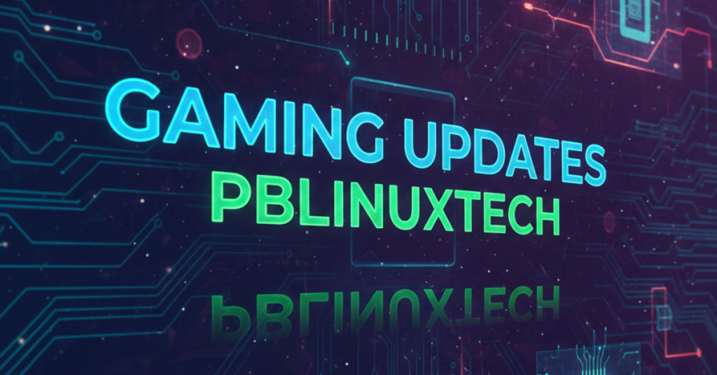 Gaming Updates PBLinuxTech: Trends, Tips & Latest News